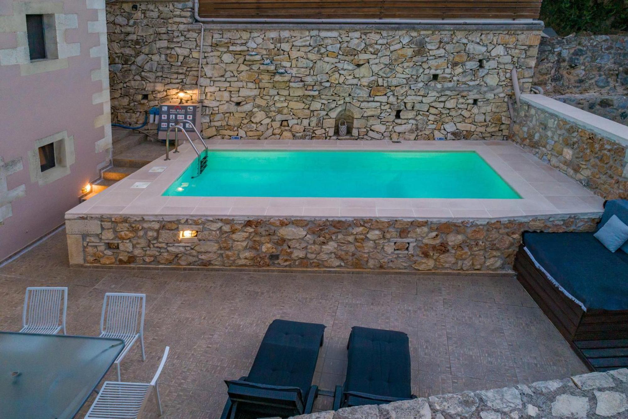 Olga'S Filoxenia - Villa Aladanos-Private Pool And Heated Jacuzzi Makhairoí Buitenkant foto