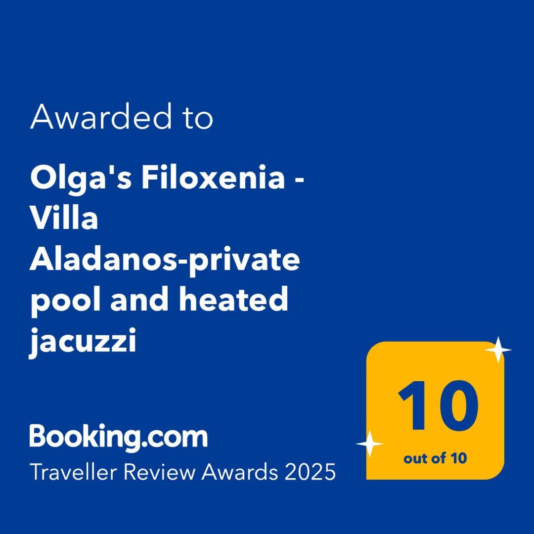 Olga'S Filoxenia - Villa Aladanos-Private Pool And Heated Jacuzzi Makhairoí Buitenkant foto