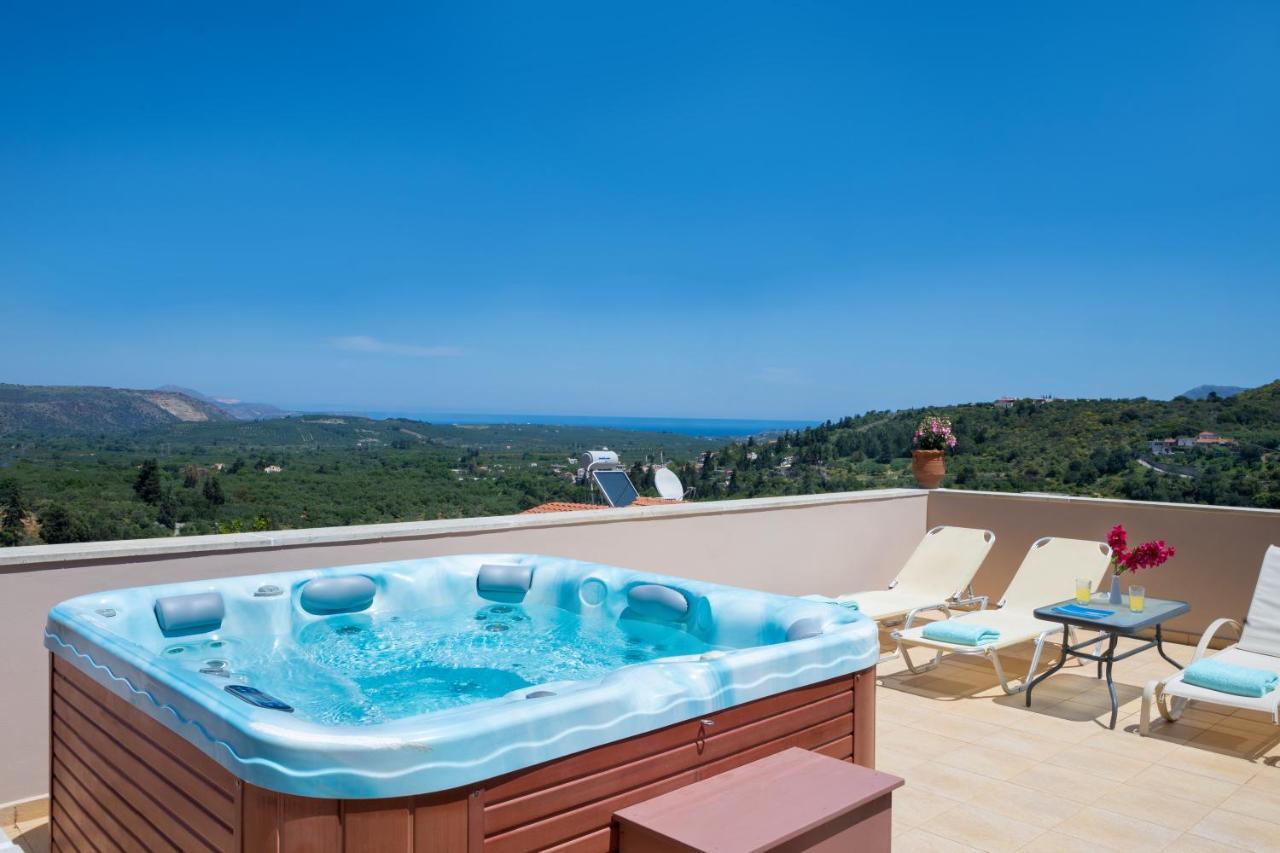 Olga'S Filoxenia - Villa Aladanos-Private Pool And Heated Jacuzzi Makhairoí Buitenkant foto