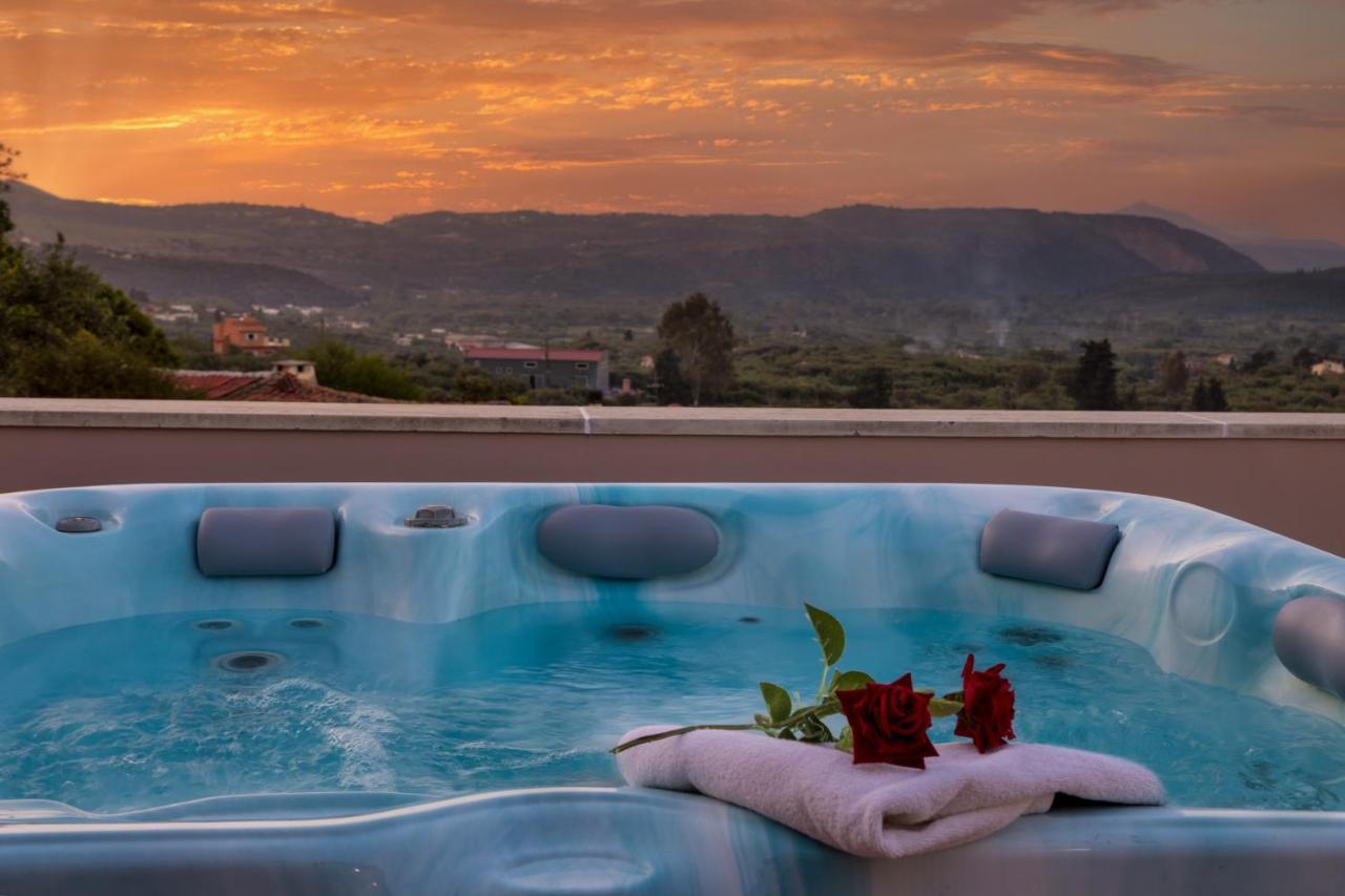 Olga'S Filoxenia - Villa Aladanos-Private Pool And Heated Jacuzzi Makhairoí Buitenkant foto